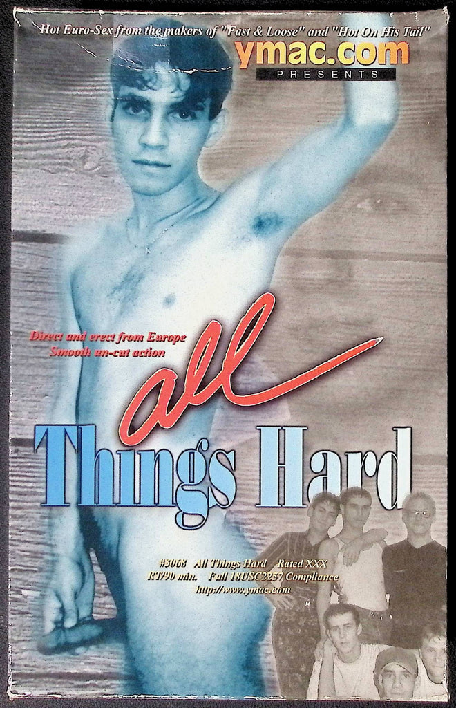 All Things Hard Gay VHS 1999 102124JKVHS