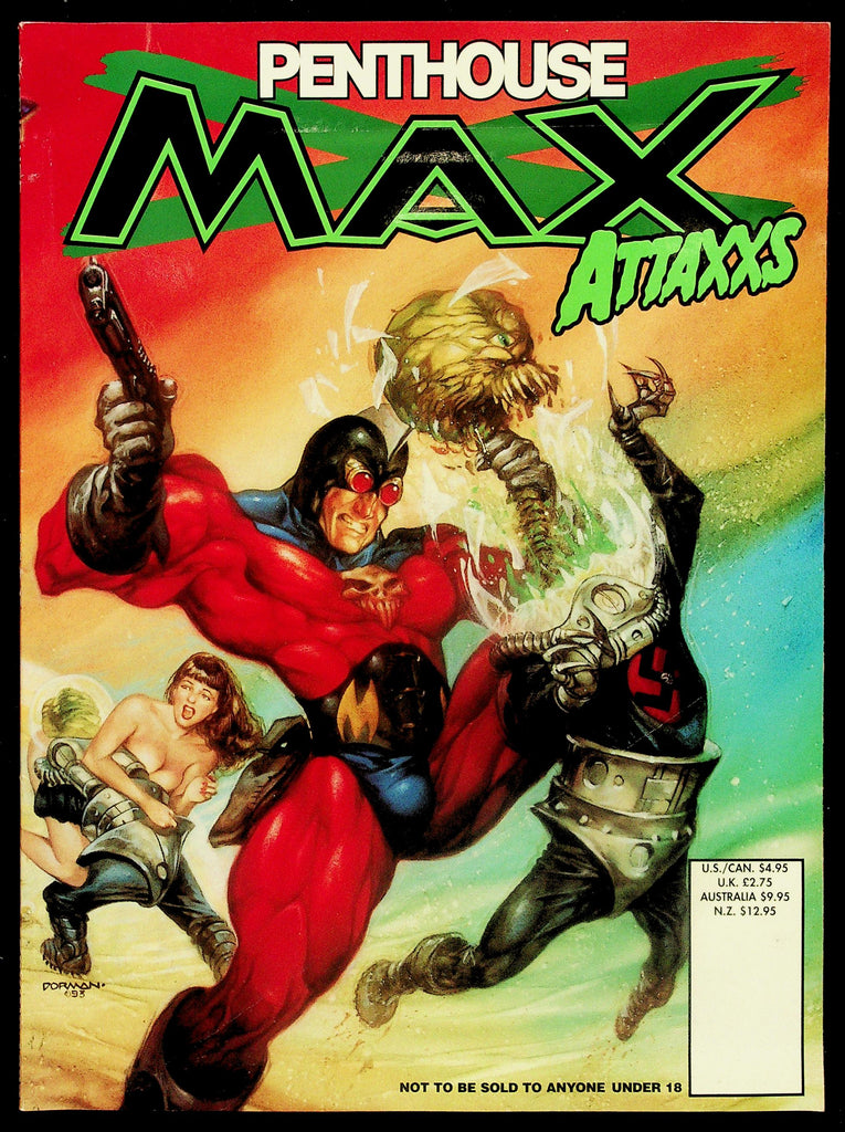 Penthouse Max Attaxxs No. 3 1996 The Nazis From Mars Feature Adult Magazine 081726hrp-65