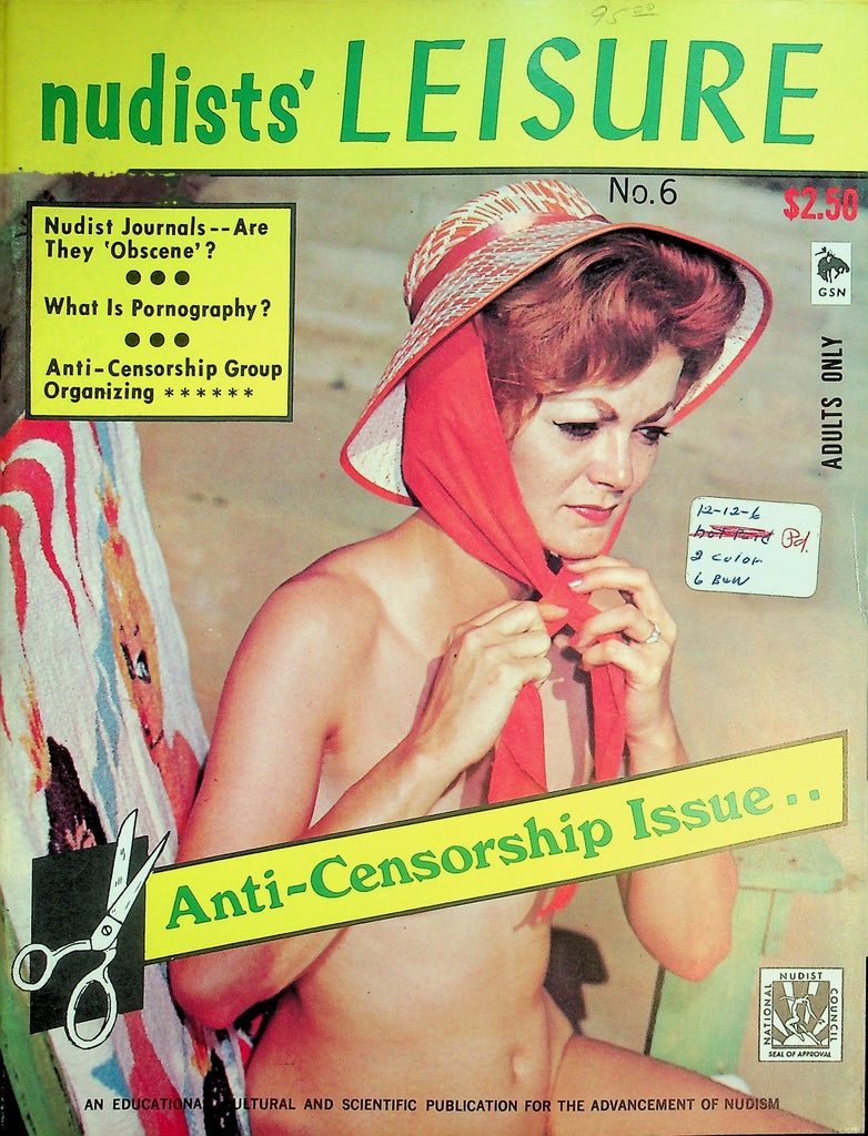 Nudists' Leisure Magazine  Anti-Censorhip Issue...   #6 1966  071026lmp-GSC