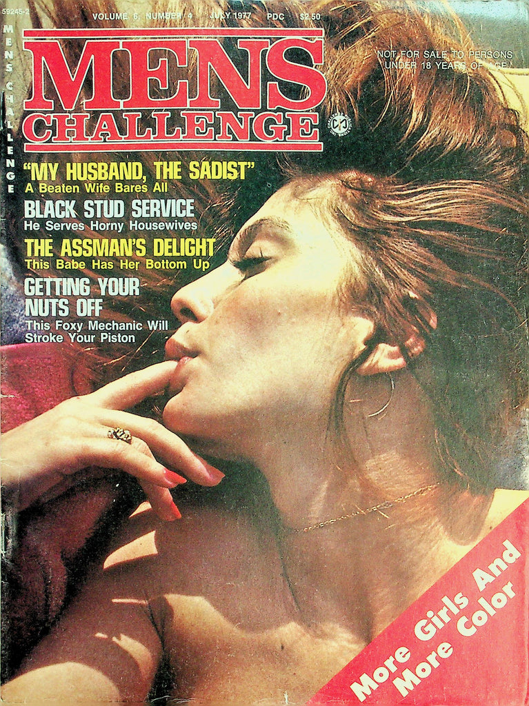 Mens Challenge Magazine  Centerfold Girl Crystal  July 1977     020326lmp