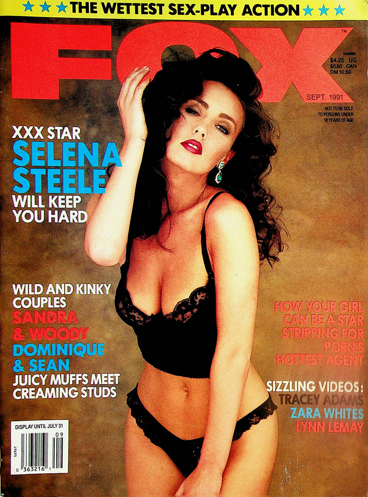 Fox Magazine   XXX Star Selena Steele  / Lynn Lemay  September 1991     042624lm-p2