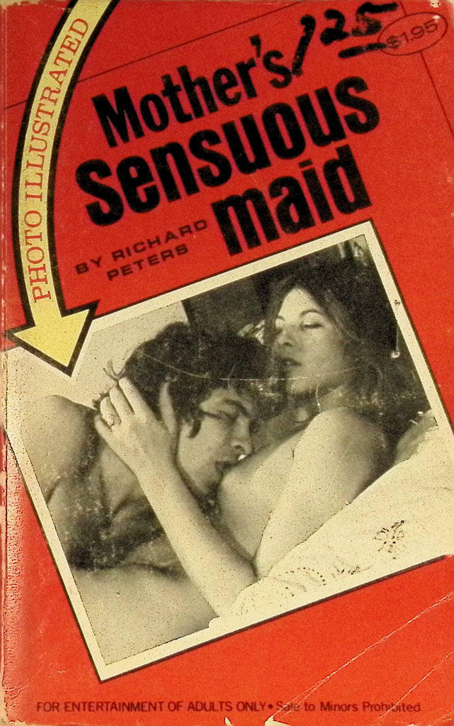 Mother's Sensuous Maid by Richard Peters Photo Illustrated 1974 Star Dist Adult Paperback Novel 090325AMP