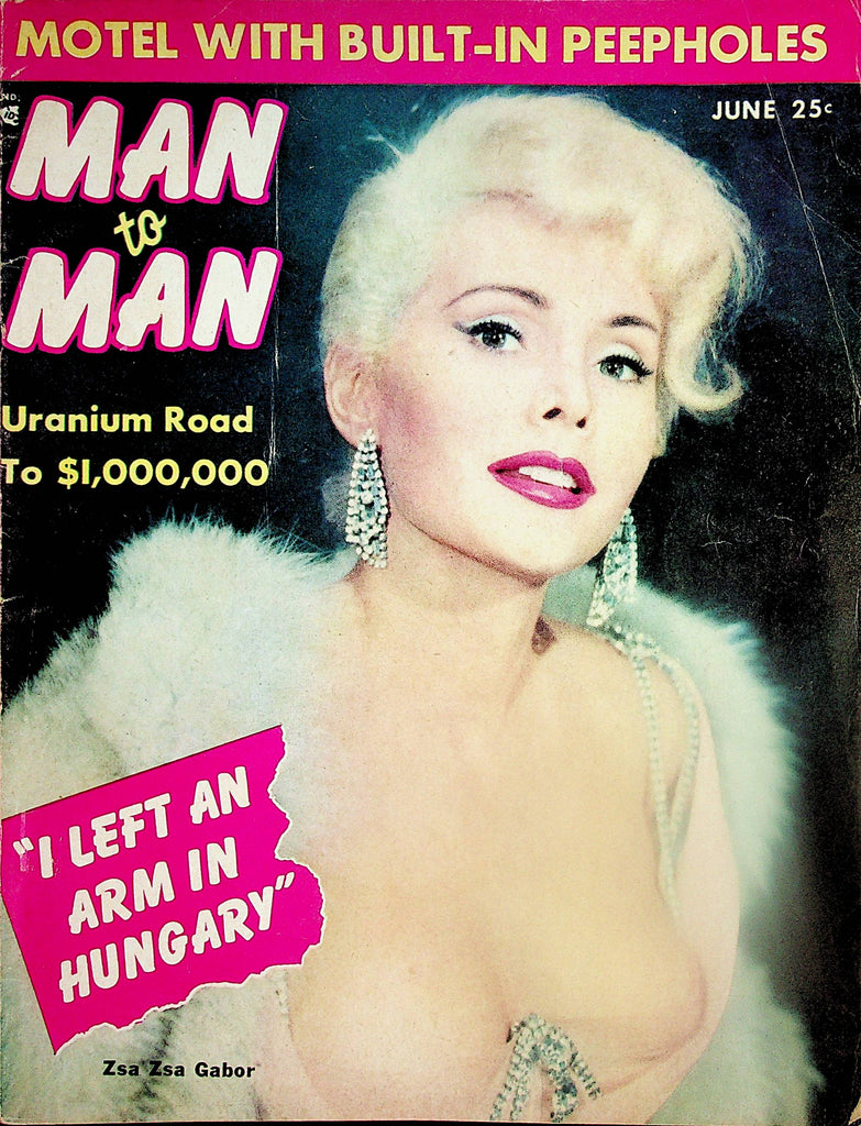 Man To Man Magazine  Zsa Zsa Gabor  June 1957   041224lm-p