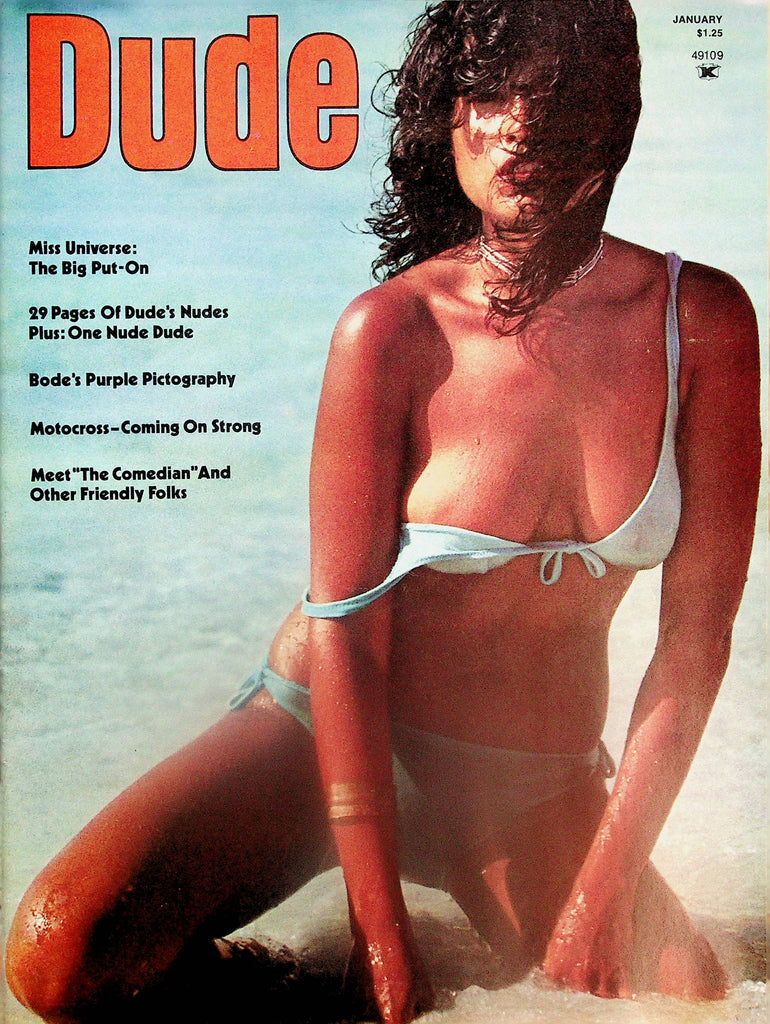 Dude Magazine  Centerfold Girl Joy Woods  January 1975  050725lm-p