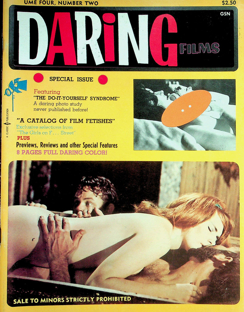 Daring Films Magazine  Featuring "The Do-It-Yourself Syndrome"  vol.4 #2  1969   072326lmp-GSC