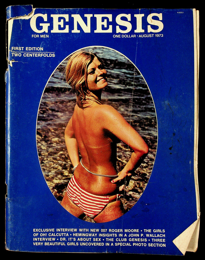 Genesis Adult Magazine - "Interview With Roger Moore & More" First Edition / Aug. 1973 081226hrp-87