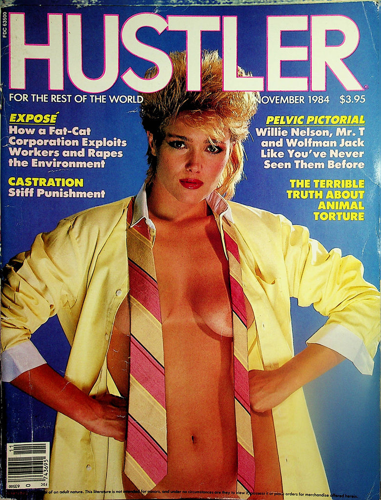 Hustler Magazine   Covergirl Pamela  November 1984        121823lm-p