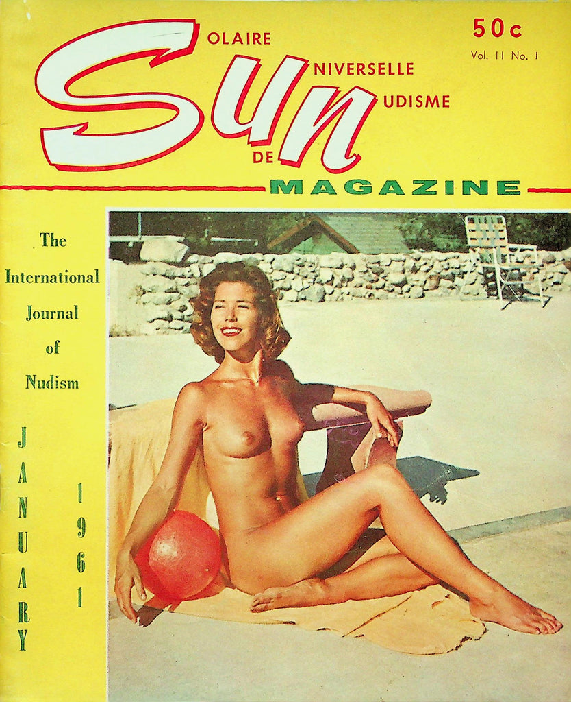 Sun Nudist Magazine   Sunbathing And You  vol.11 #1  January 1961   010326lmp
