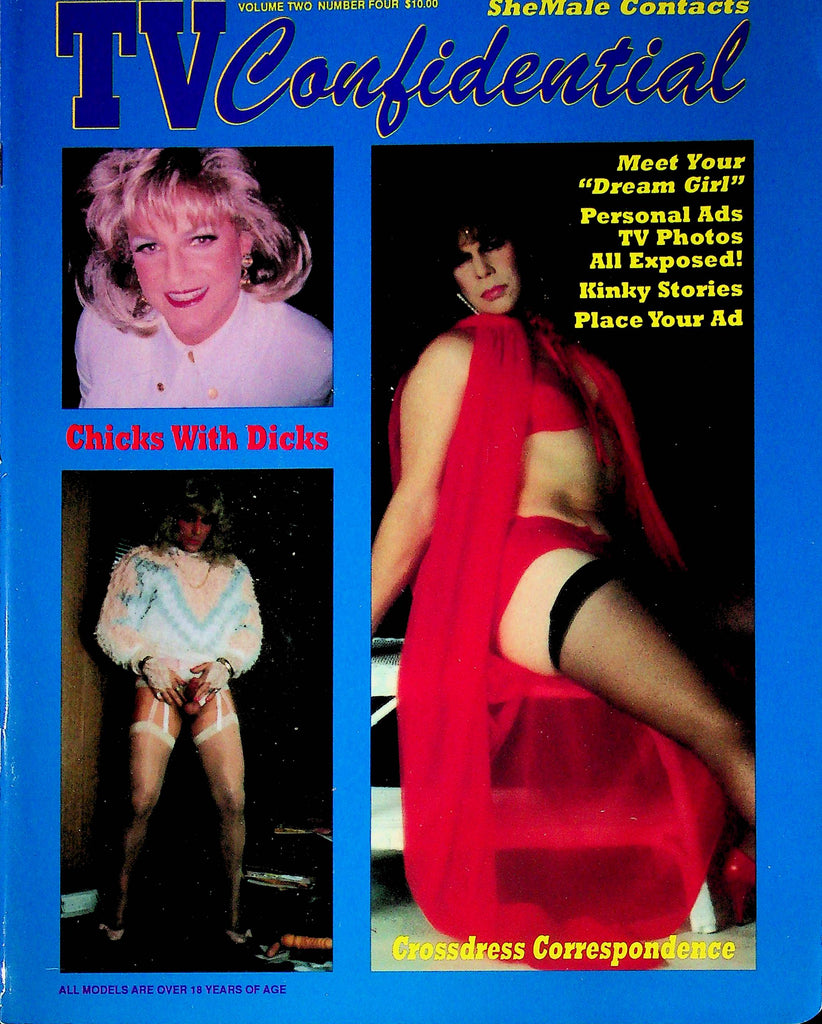 TV Confidential Tranny Magazine Kinky Stories And Ads Vol.2 No.4 012224RP