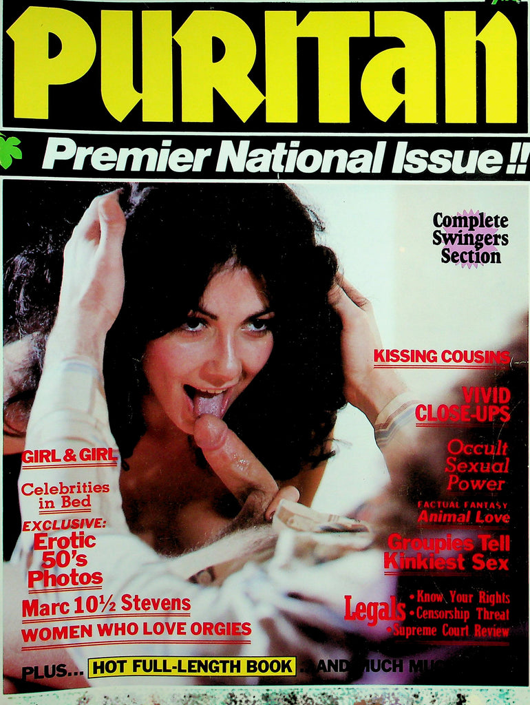 Puritan Magazine Premier National Issue!  Marc 10 1/2 Stevens / Women Who Love Orgies vol.1 #1  1977    071126lmp-GSC