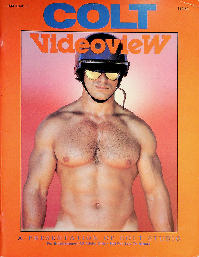 Colt Videoview Gay Interest Magazine  Hot Cop, The Come On  & More!  #1  1986 Colt Studio Presentation     041426lmp