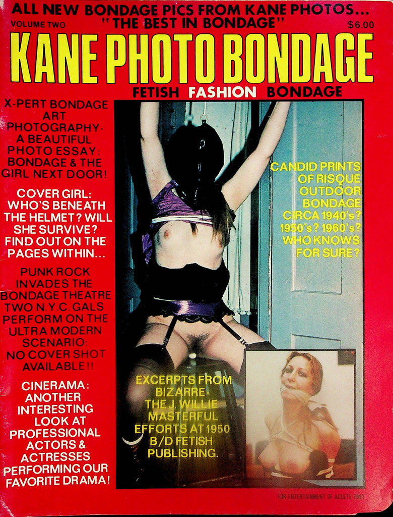 Kane Photo Bondage Magazine   Fetish, Fashion, Bondage  vol.2  1980's  061825lm-p