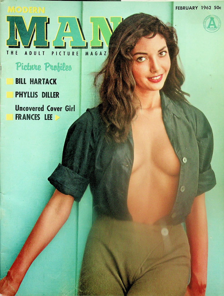 Modern Man Magazine  Uncovered Cover Girl Frances Lee   February 1962    120425lmp