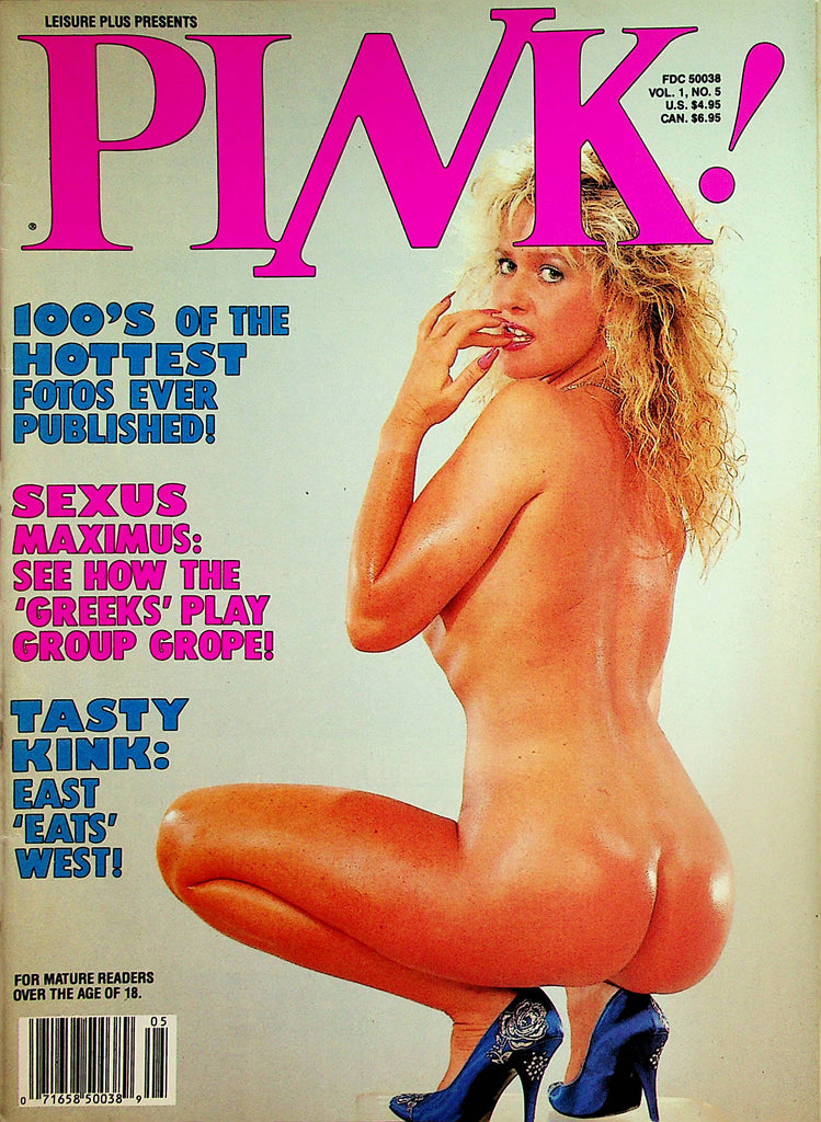 Pink! Magazine  Sexus Maximus / East 'Eats' West!  vol.1 #5  1989    011725lm-p