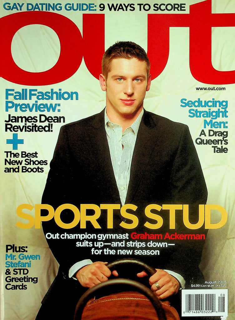 Out Gay & Lesbian Magazine  Sports Stud Graham Ackerman / Gay Dating Guide  August 2005      031726lmp2