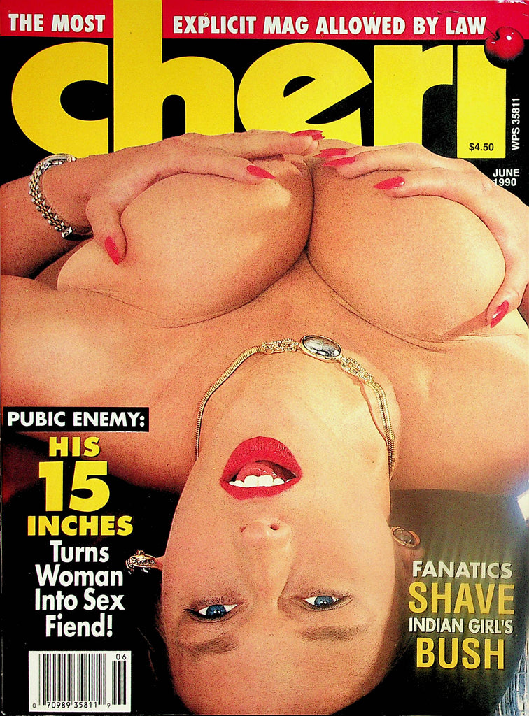 Cheri Magazine  Ron Richard Johnson 15 Inches Of Dangerous Dong!/ Janie 50 Inches Of Pleasure   June 1990   050224lm-p2