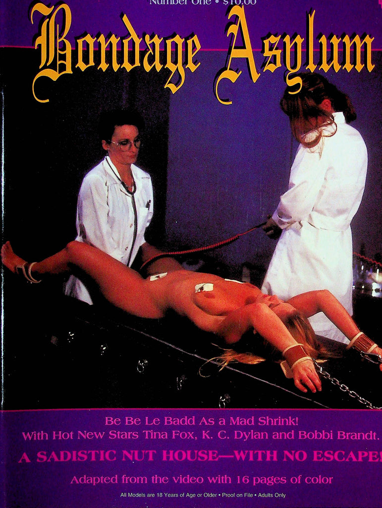 Bondage Asylum BDSM Magazine Be Be Le Badd & Tina Fox Issue No.1 May 1995 120424RP