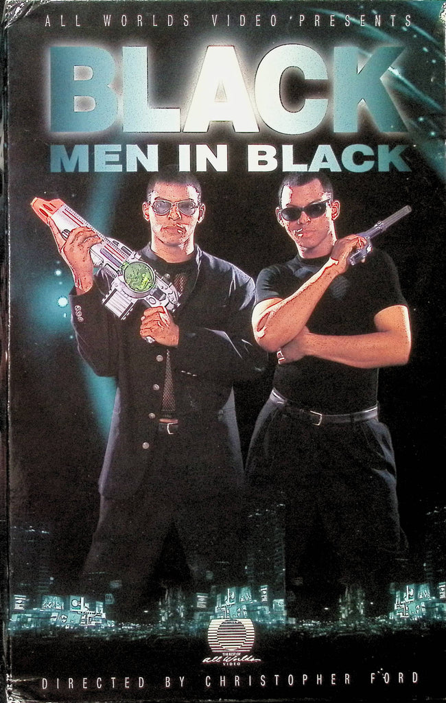 Black Men in Black Christopher Ford Tracy O'Neil 1997 All Worlds Video Gay Male VHS 092024AMPVHS