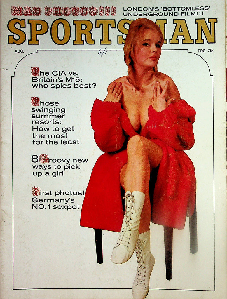 Sportsman Magazine  Germany's No. 1 Sexpot : Angelica di Luna  /  Yoko Ono August 1967    052024lm-p2