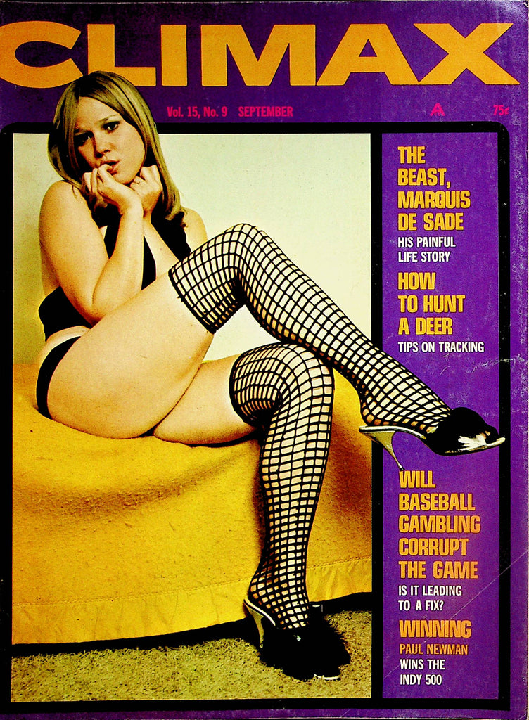 Climax Magazine   Pat Nude In the Grass  vol.15 #9  1969    061624lm-p