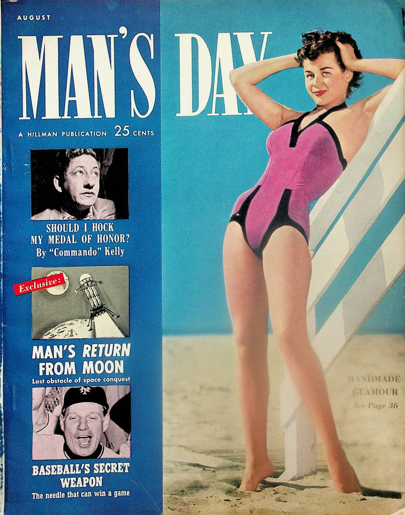 Man's Day Magazine  Covergirl Barbara Osterman  August 1953   101825lm-p