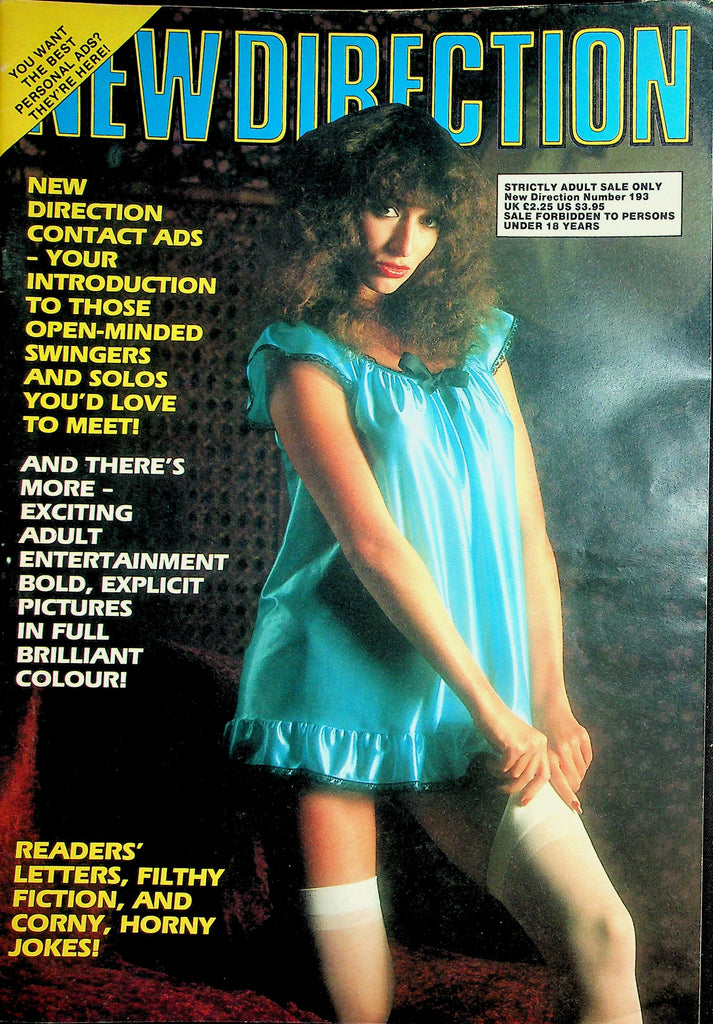 New Direction Magazine Centerfold Girl Safinez  #193  1987  040326lmp