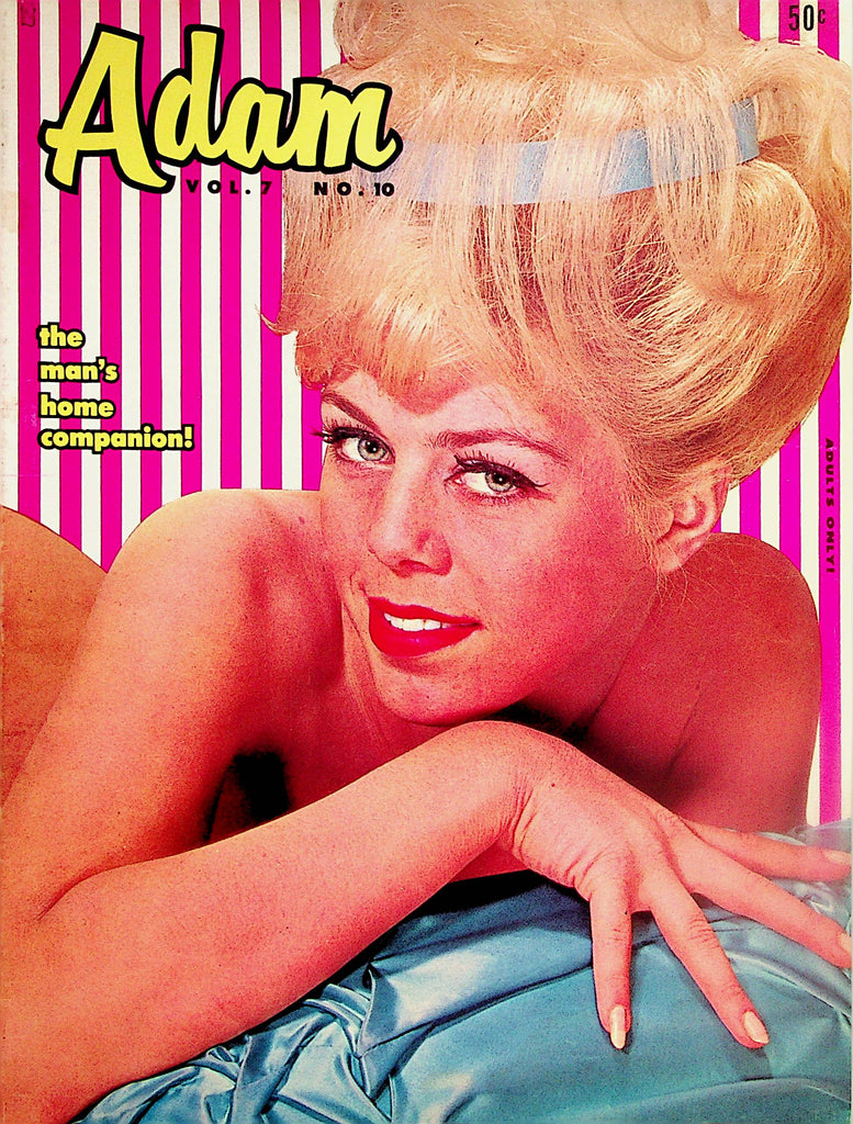 Adam  Magazine   Covergirl Paula Angelos   w/cf  vol.7 #10  1963     061924lm-p2 1960