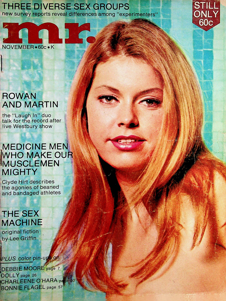 Mr. Busty Vintage Magazine  Debbie Moore/ Dolly  November 1968     051323lm-p