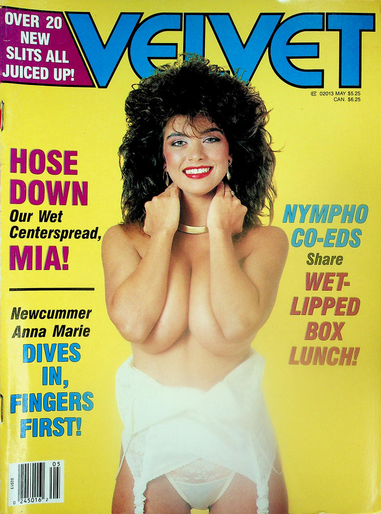 Velvet Magazine  Anna Marie Dives In, Fingers First!   May 1990      121225lmp