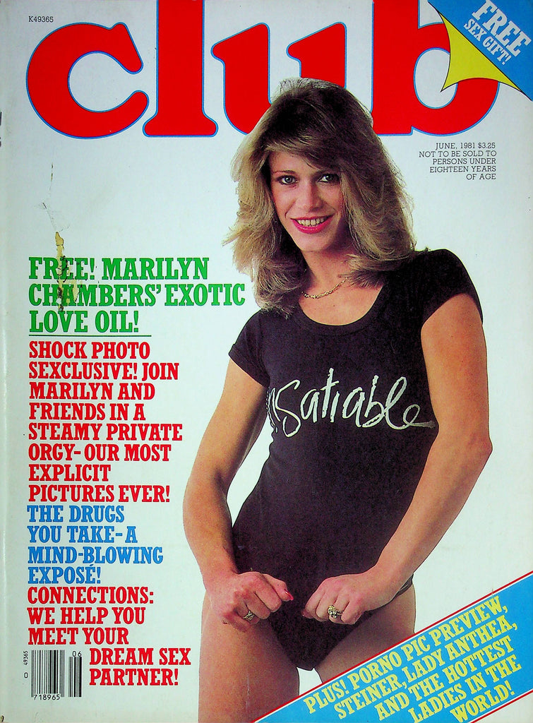 Club Magazine Clarissa & Steiner June 1981 093024RP