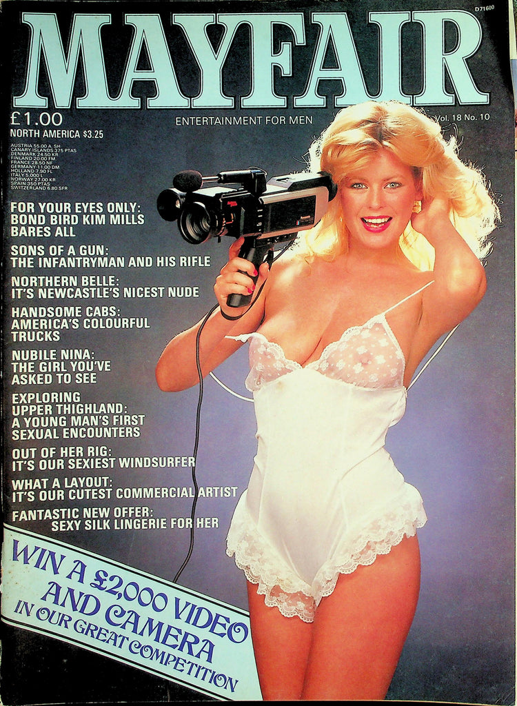 Mayfair Magazine  Nubile Nina  vol. 18 #10 1980's   042326lmp