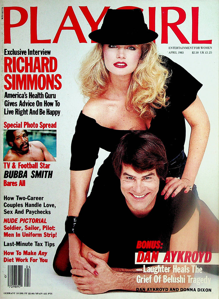 Playgirl Magazine Dan Aykroyd & Donna Dixon / Richard Simmons Interview  April 1983    031225lm-p