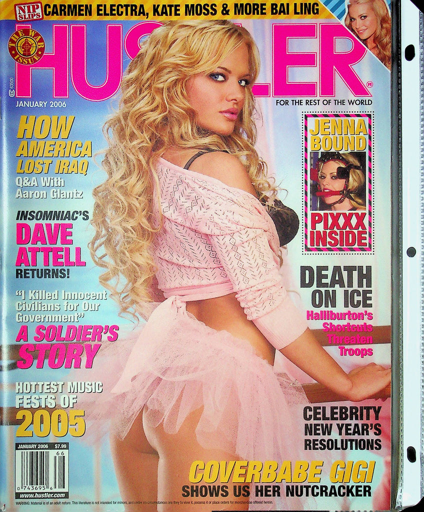 Hustler Magazine Dave Attell & Gigi January 2006 110424RP