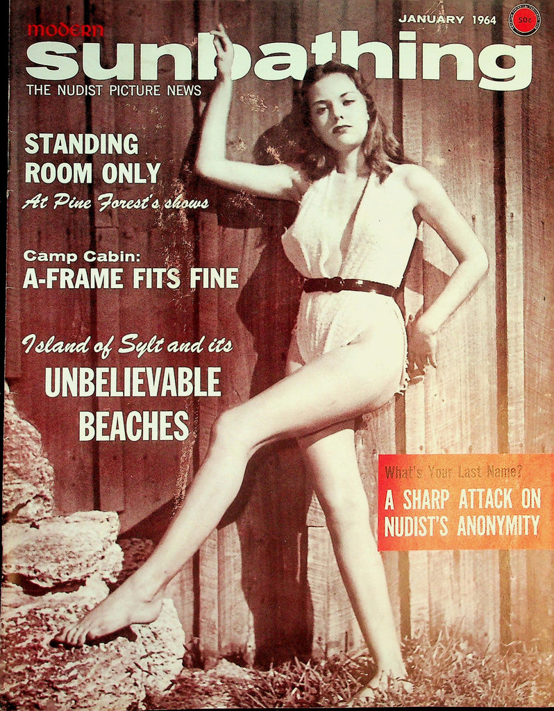 Modern Sunbathing Nudist Magazine   Island Of Sylt And It's Unbelievable Beaches!  January 1964   072426lmp-GSC