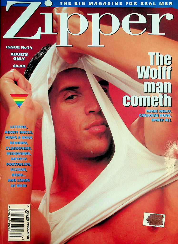 Zipper Gay Magazine  Mark Wolff, Canadian Hunk Bares All  #14 1998      041726lmp