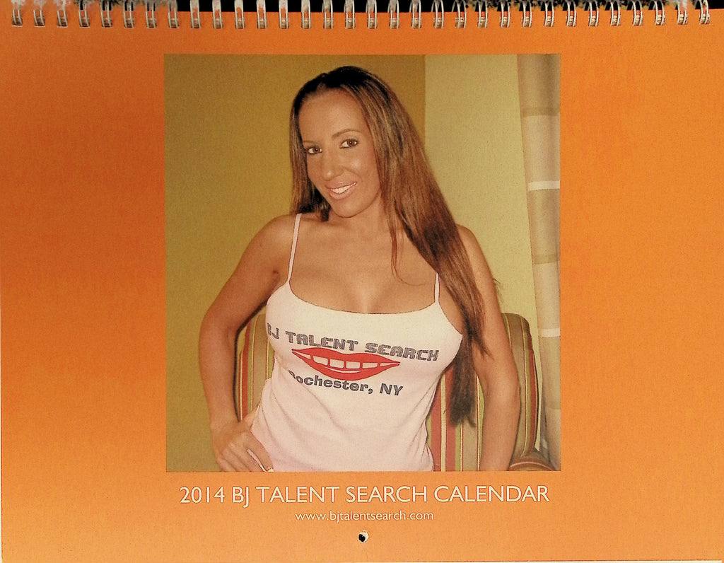 Richelle Ryan Autographed on July  Month BJ Talent Search 2014 Richelle Ryan Each Month 9x11" Spiral Calendar w/COA 123025AMP -VERSION 6-