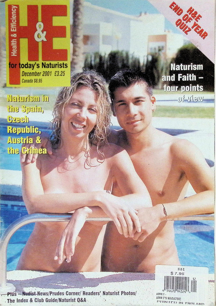 H & E Heath Efficiency Nudist Magazine December 2001 Naturism in Span...  102426LLP