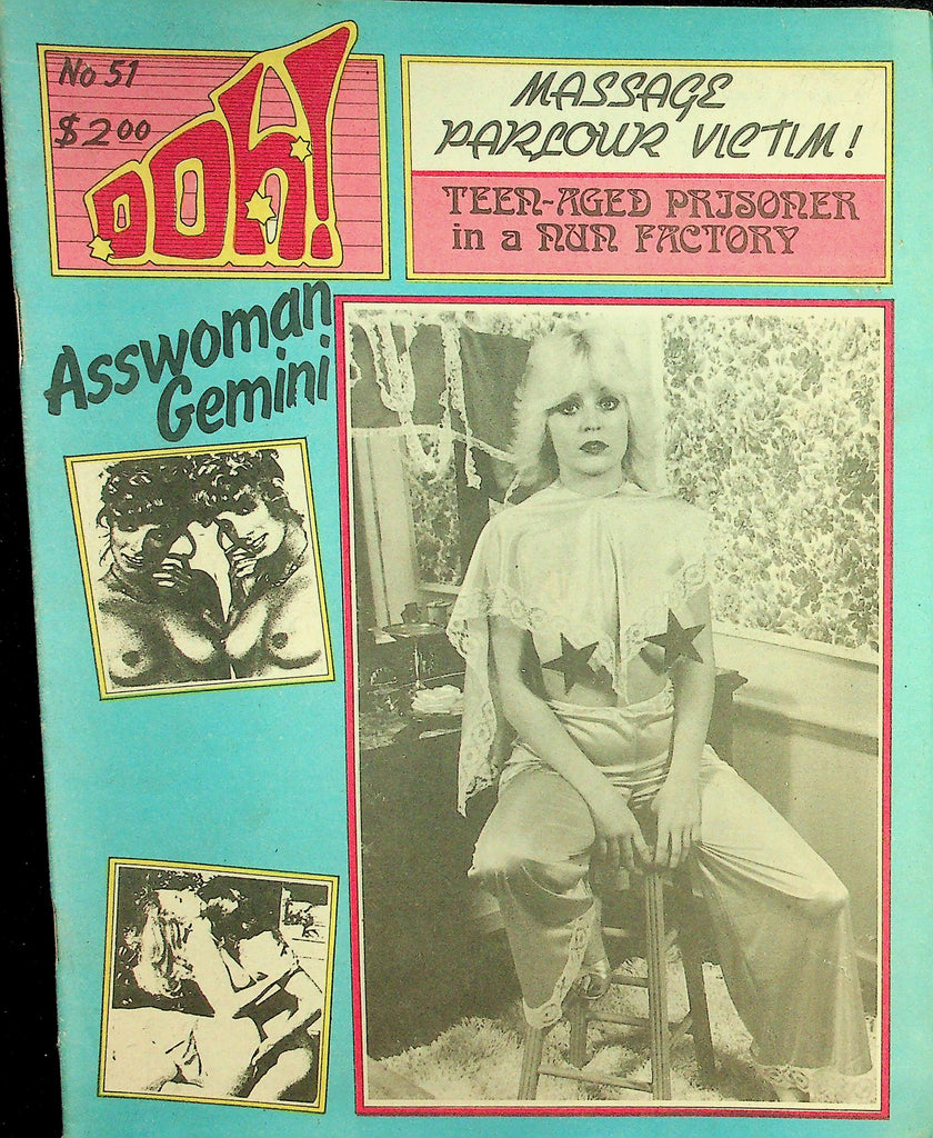 Ooh! Adult Newspaper Magazine  Asswoman Gemini / Cunt Heaven #51  1970's    090126lmp2-GSC