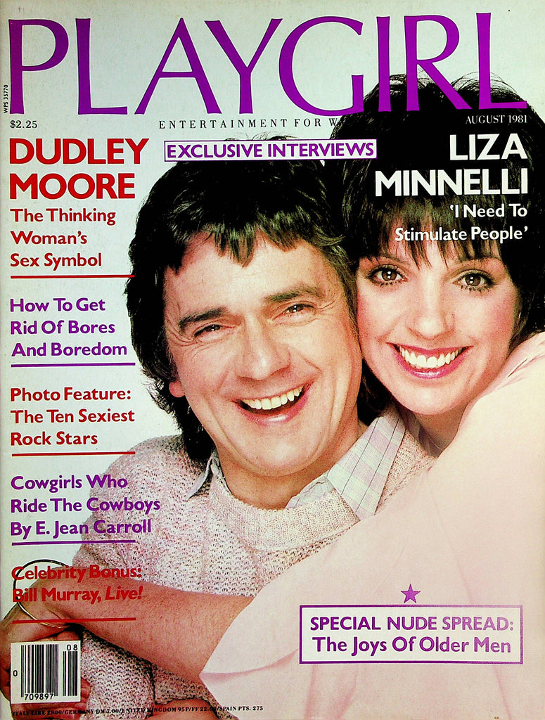 Playgirl Magazine  Dudley Moore & Liza Minnelli  August 1981  w/cf  031025lm-p2