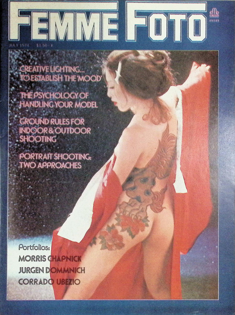 Femme Foto Magazine July 1974 Morris Chapnick, Jurgen Dommnich  092626LLP2