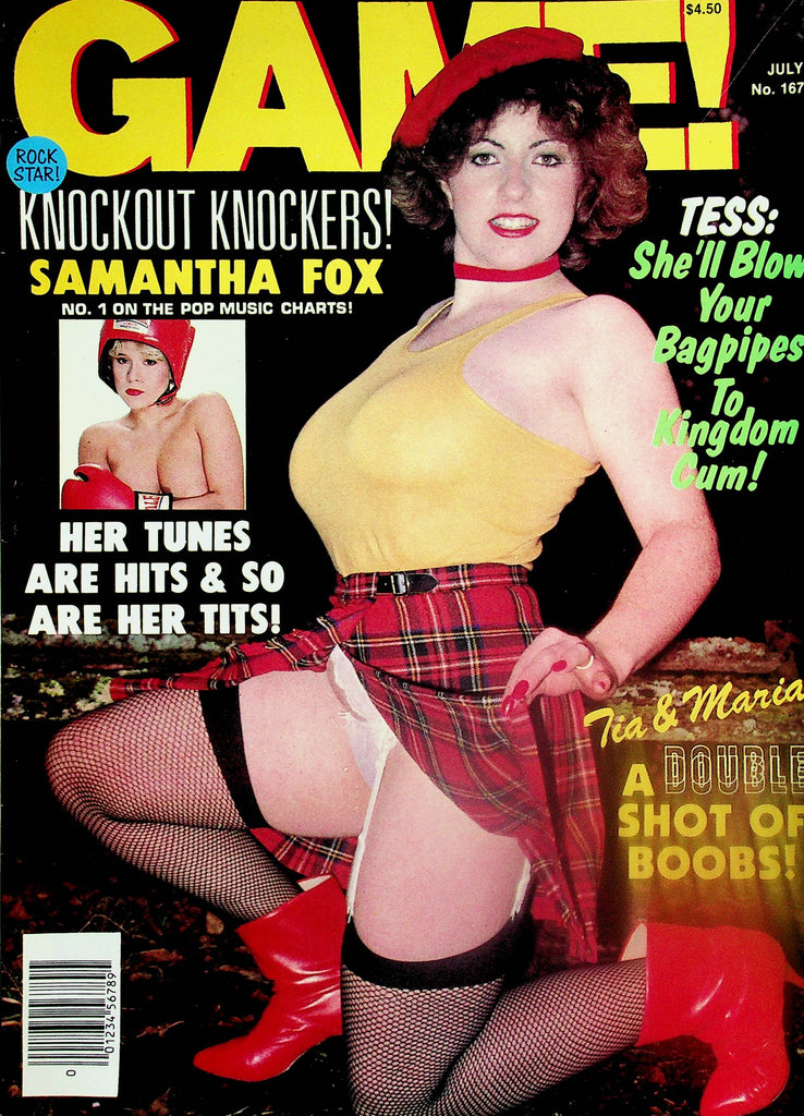 Game! Busty Magazine  Covergirl Tess / Samantha Fox  July 1989     051025lm-p