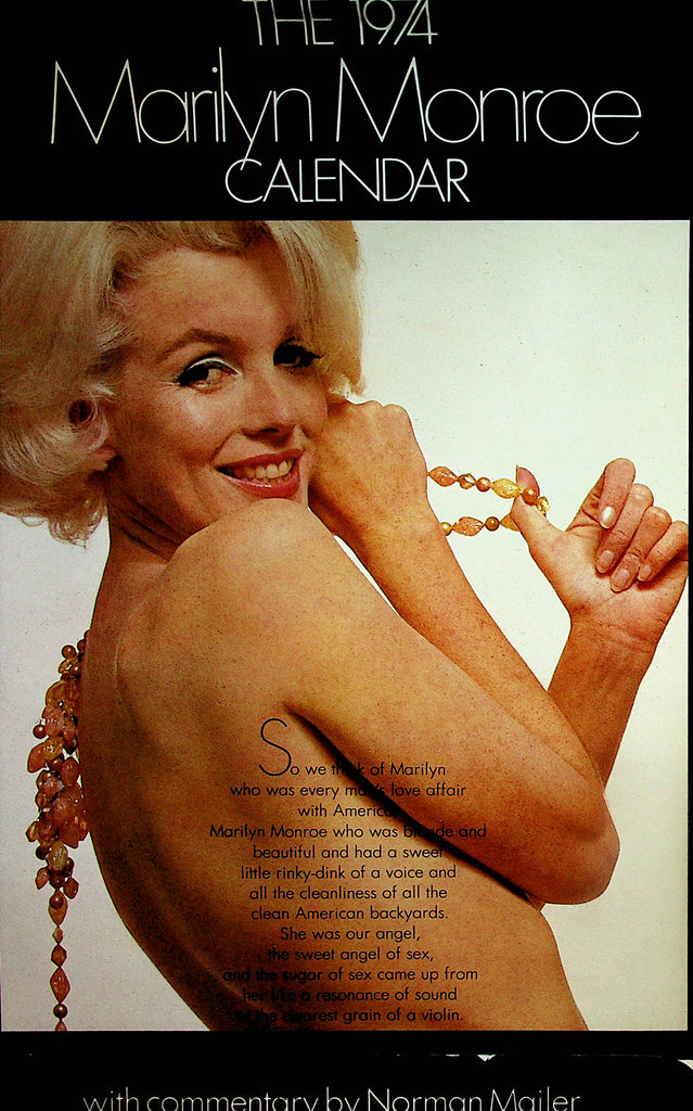 The 1974 Marilyn Monroe Calendar with commentary by Norman Mailer   091823lm-p2