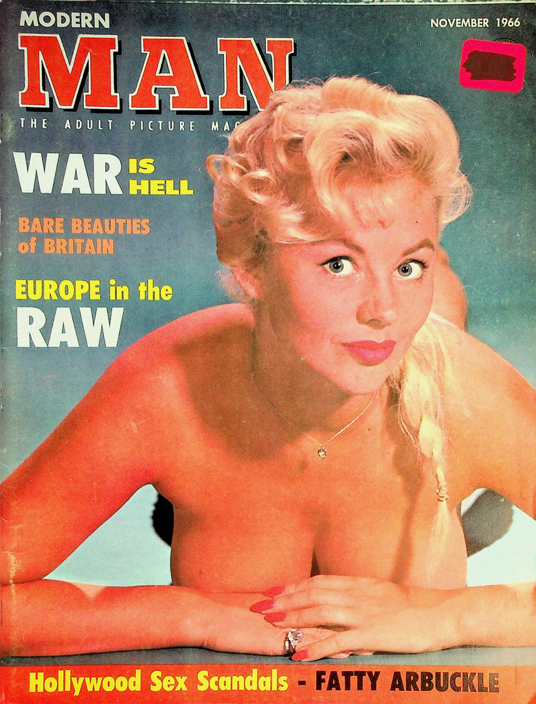 Modern Man Magazine   Covergirl Dane Arden / Europe In The Raw  November 1966  w/CF  020226lmp