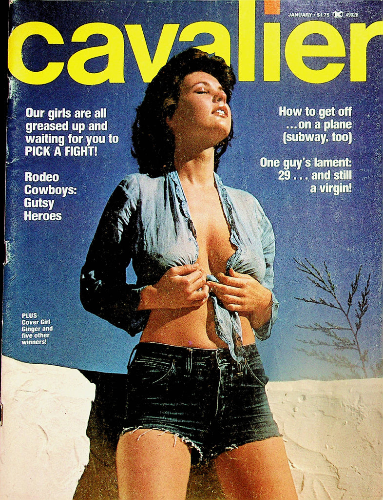 Cavalier Magazine  Covergirl Ginger    January 1977    071624lm-p