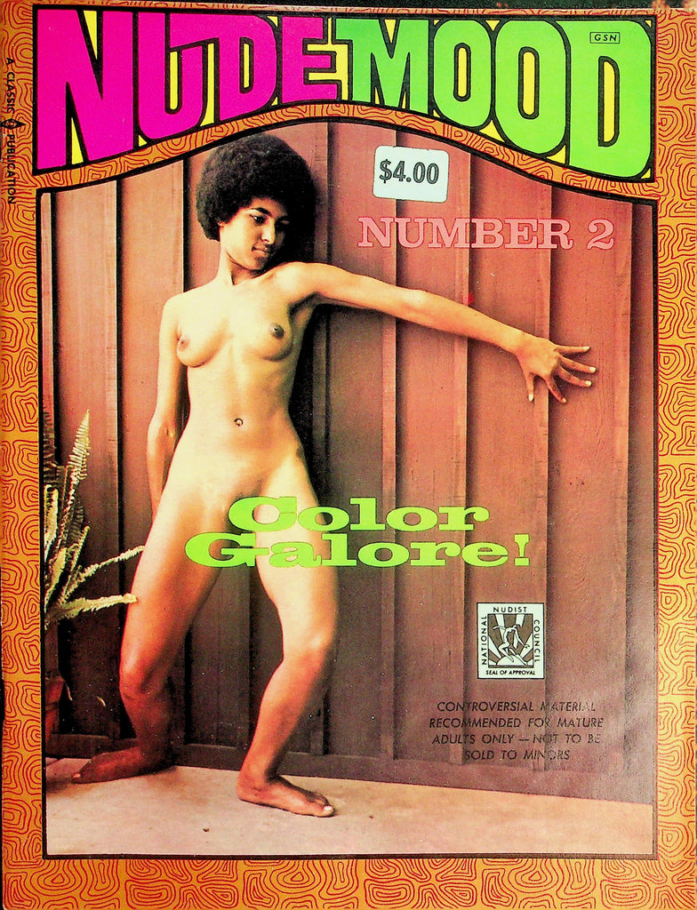 Nude Mood Magazine  Confessions Of A Nudist / Beauty In Black and White  vol.1 #2  1970's    081726lmp-GSC