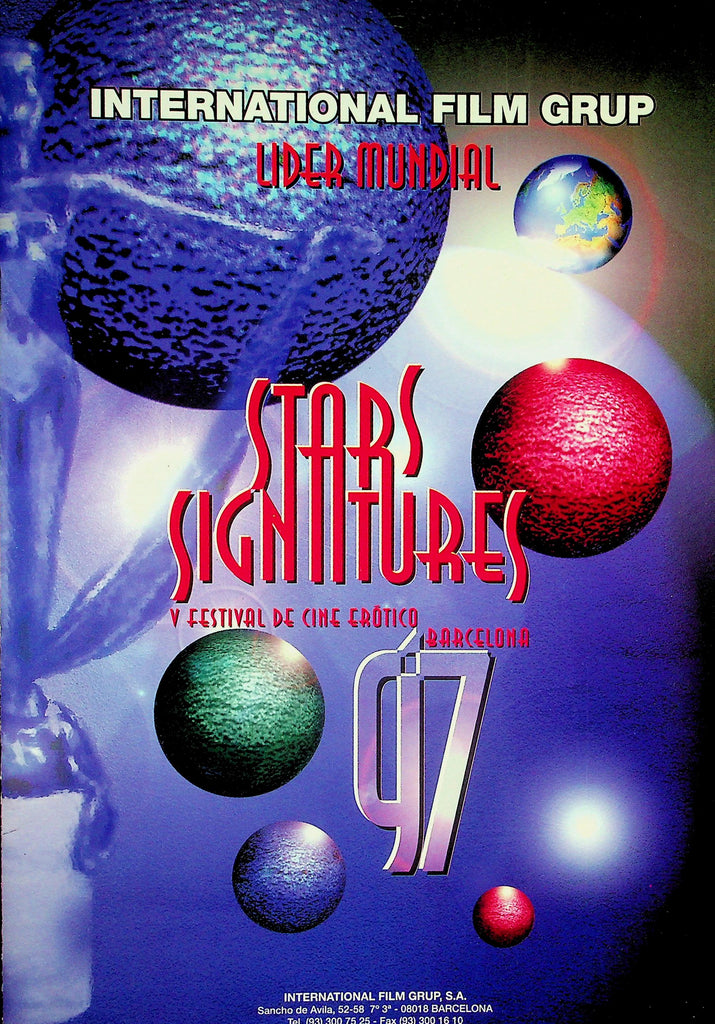 International Film Grup Catalog   Barcelona 1997   Rocco Siffredi ,  Nina Hartley  & More!  122925lmp