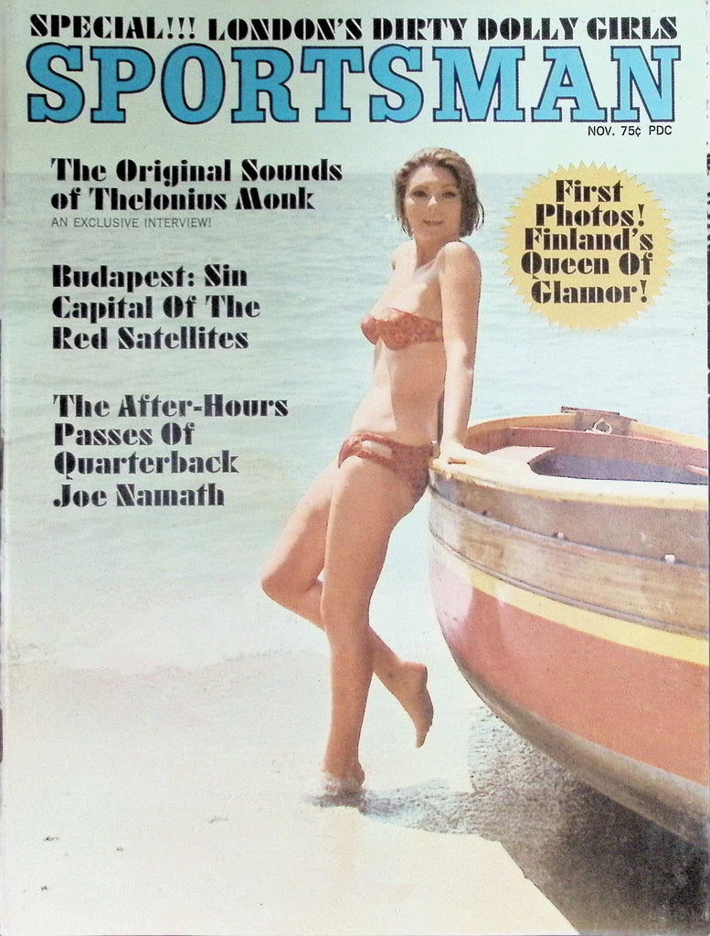 Sportsman Magazine November 1967 After Hours Passes of Joe Namath    100326LLP