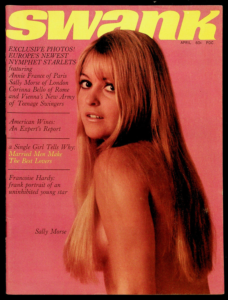 Swank Adult Magazine V14, No. 2 April 1967 Sally Morse Covergirl 081426HRP-80