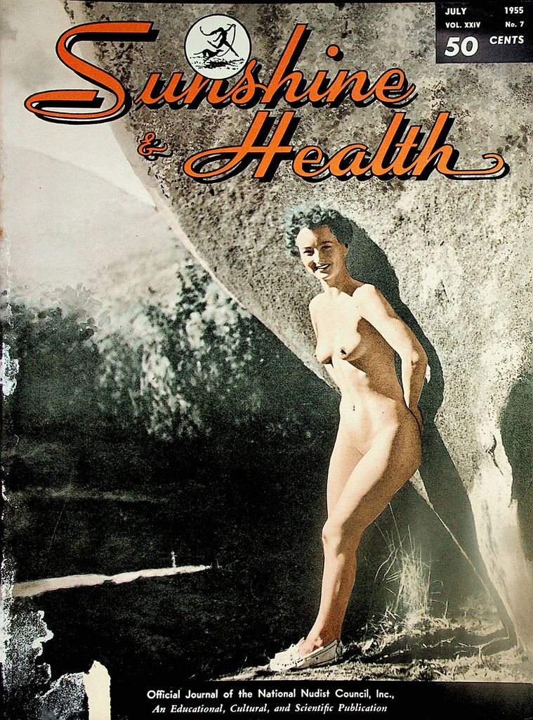 Sunshine & Health Nudist Magazine  July 1955   052824lm-p