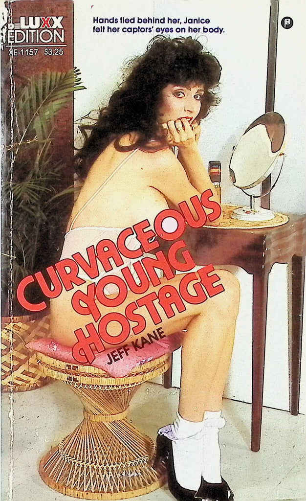 Curvaceous Young Hotage by Jeff Kane XE-1157 1986 deLuxx Edition Adult Paperback Novel-091724AMP